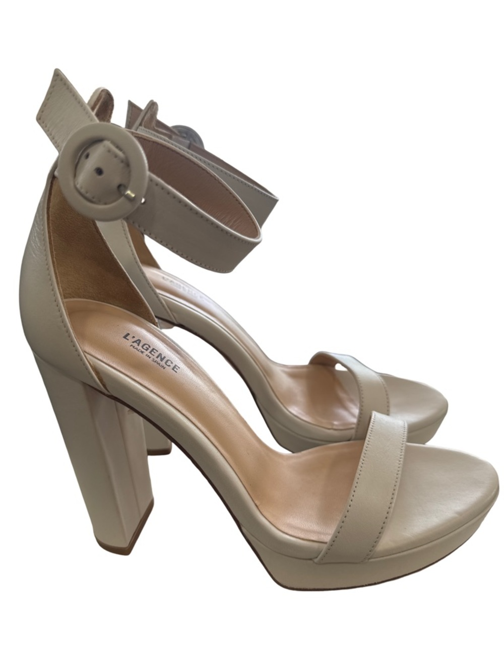 L'AGENCE Cecile II Platform Sandals - Picture 3 of 7